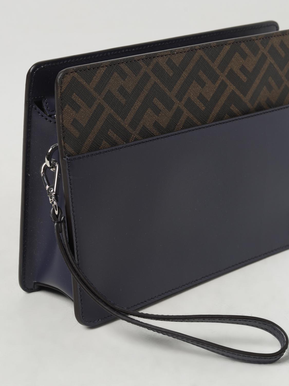 Fendi Briefcase Men Navy