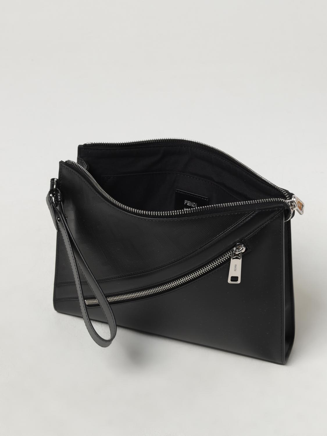 Fendi Briefcase Men Navy