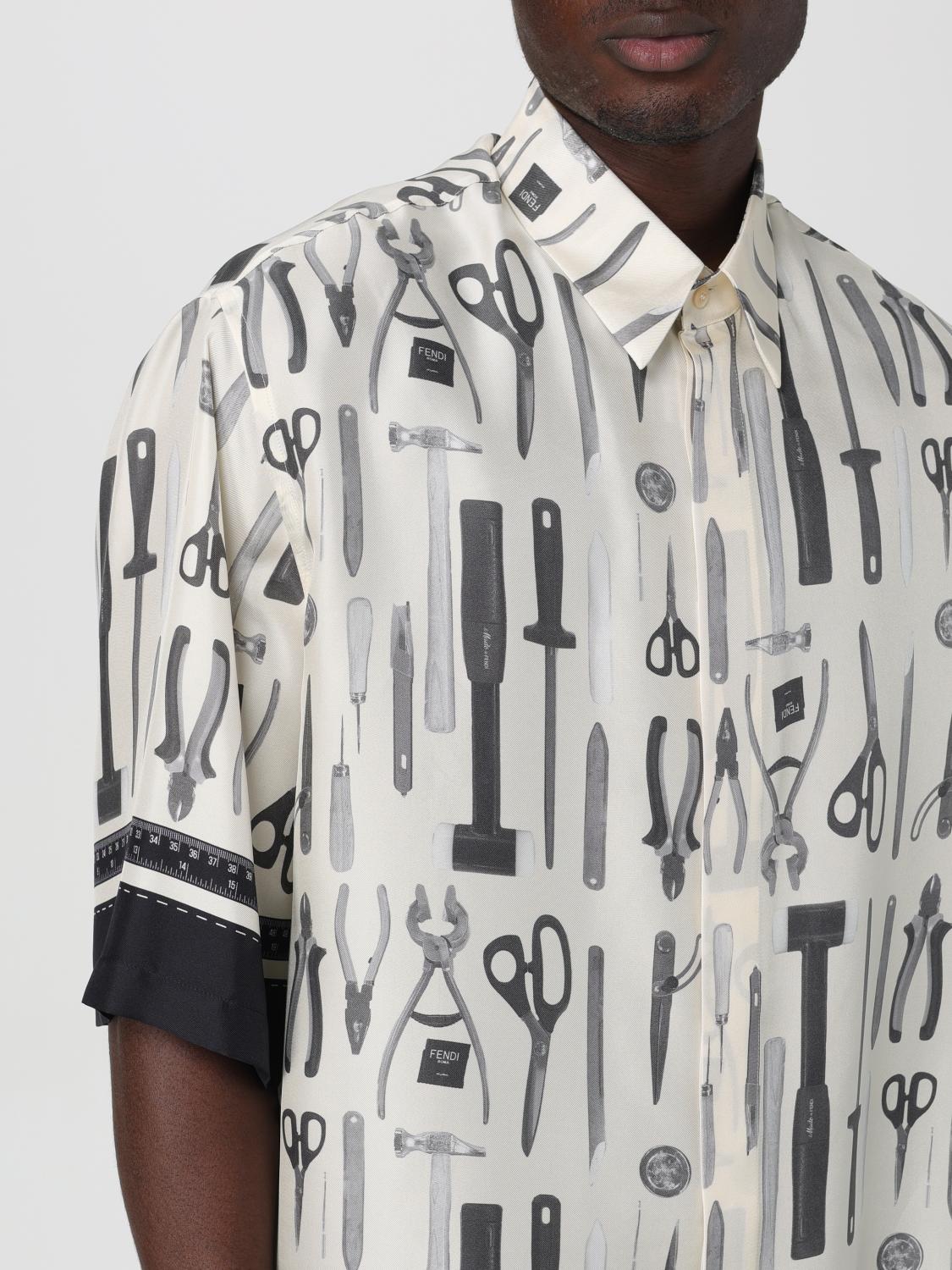 Fendi Shirt Men White