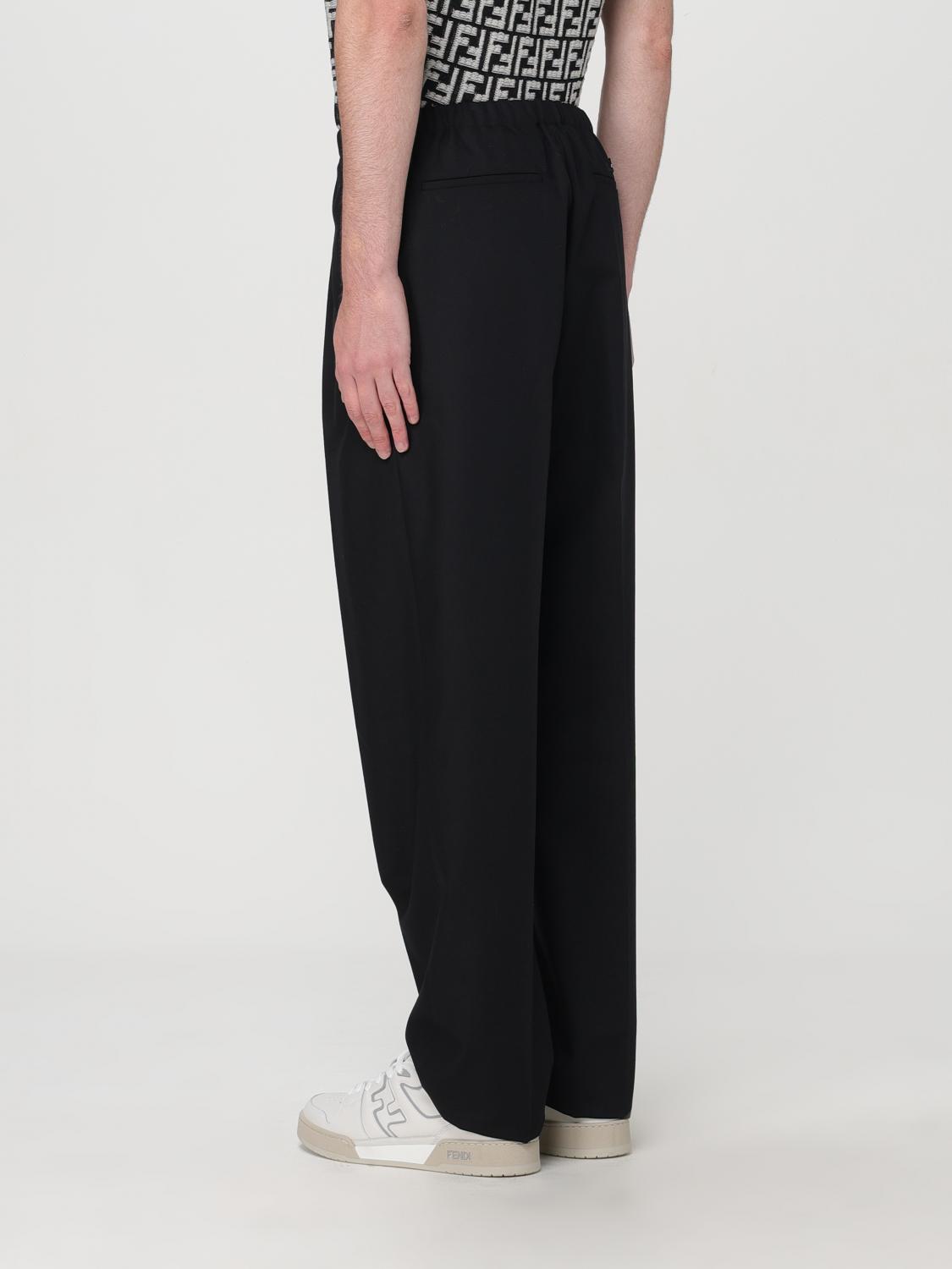 Fendi Pants Men Black