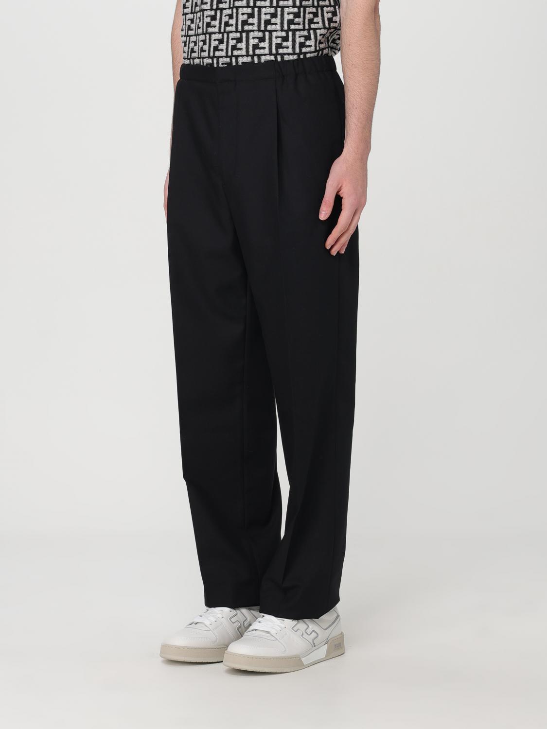 Fendi Pants Men Black