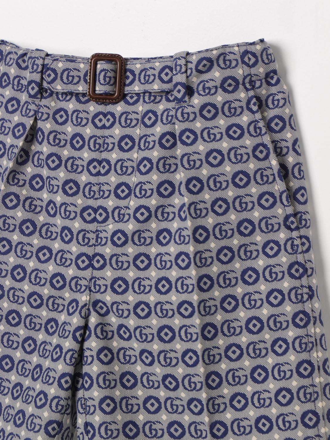 Gucci Shorts Kids Royal Blue