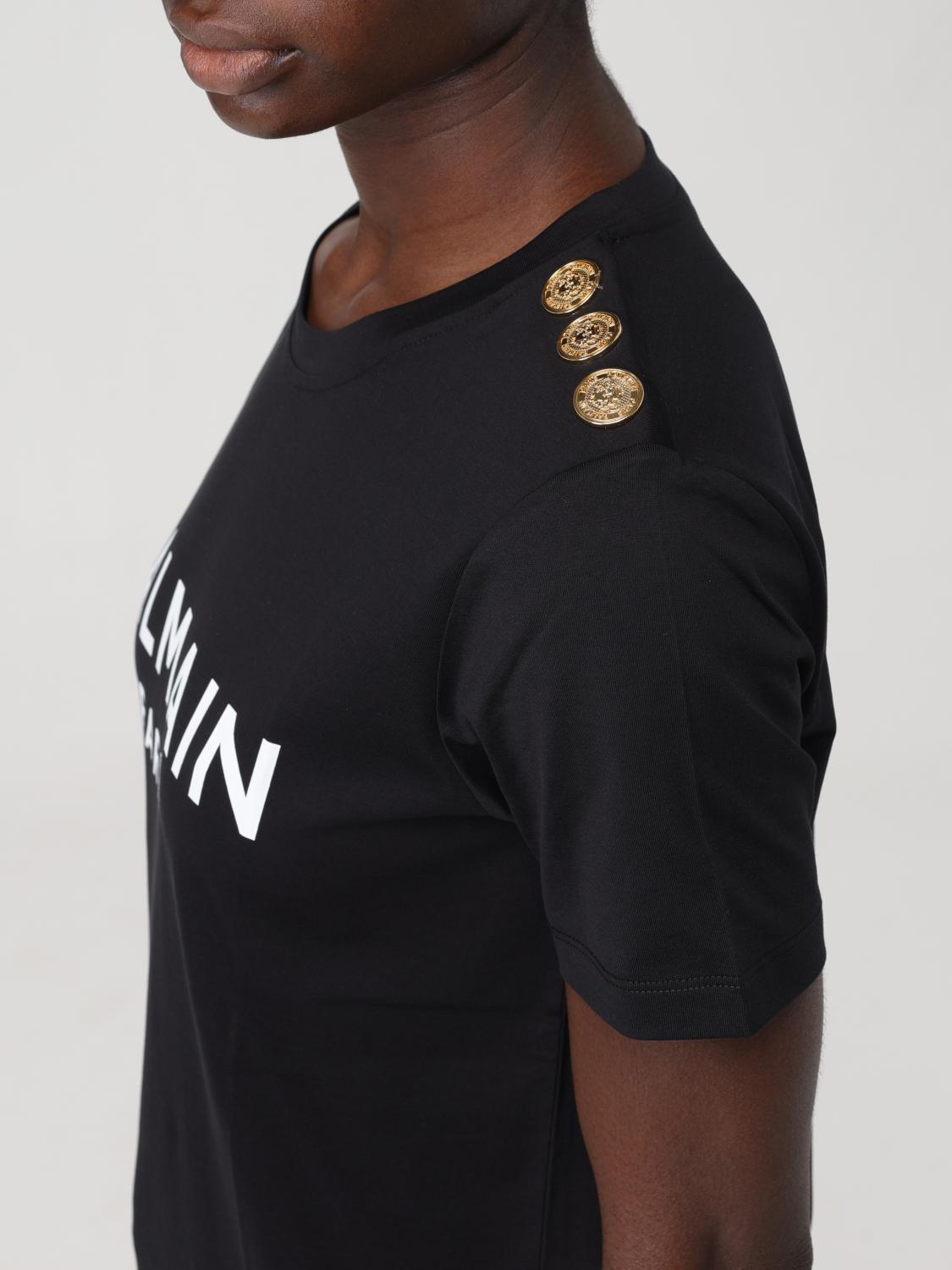 Balmain T Shirt Woman Black