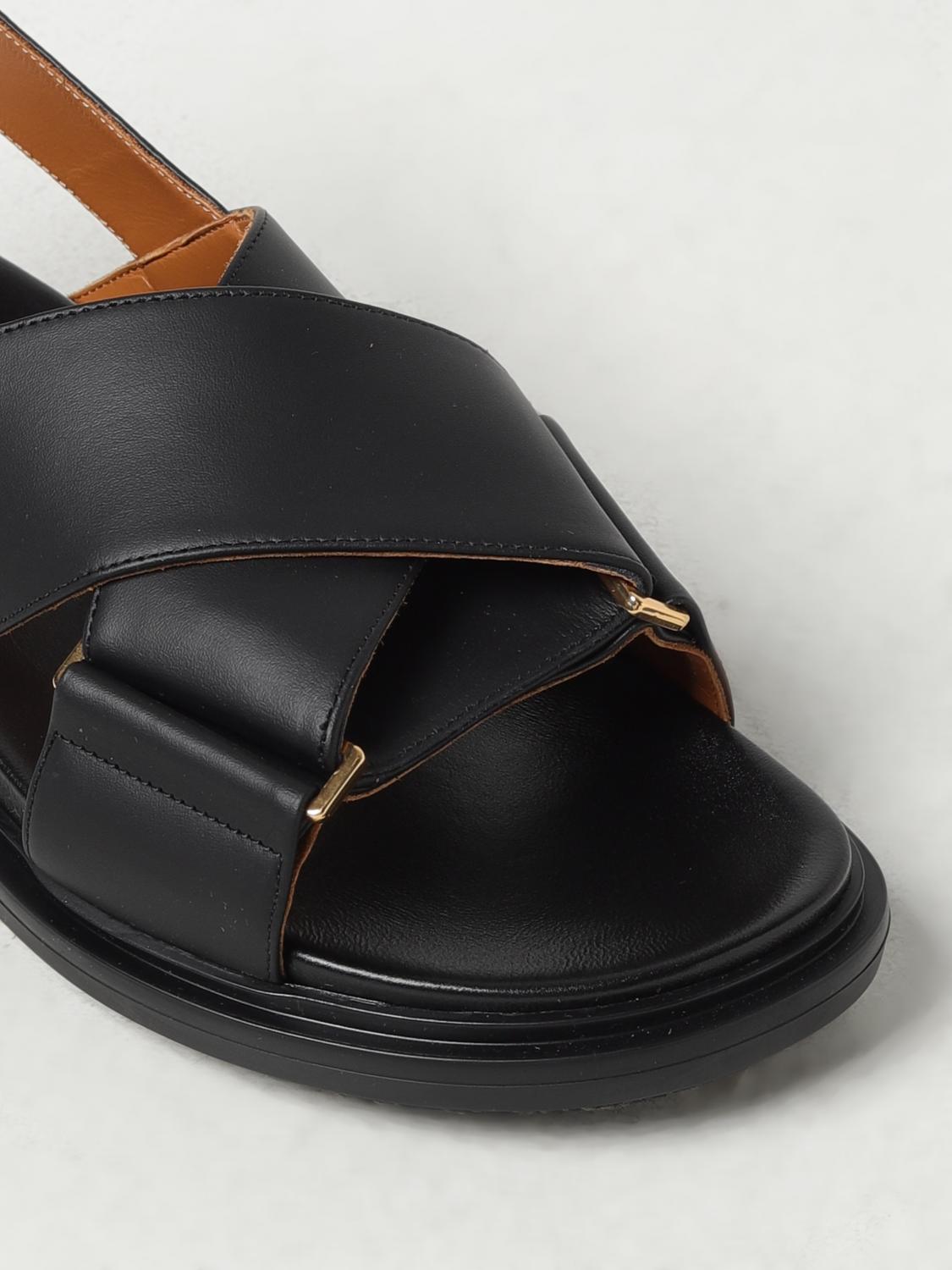 Marni Flat Sandals Woman Black