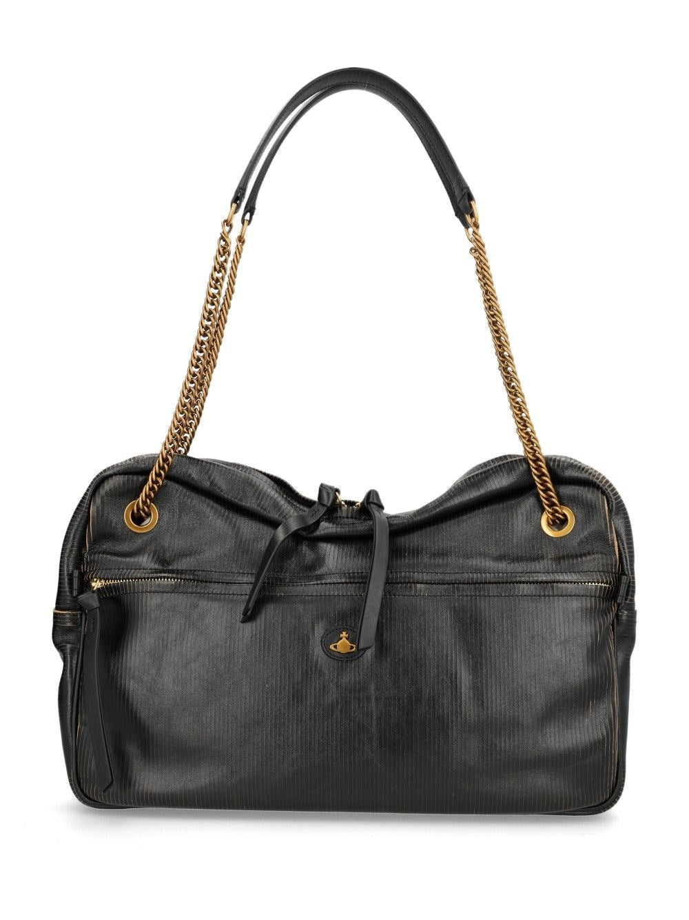 Vivienne Westwood Dolce Large Shoulder Bag - Black