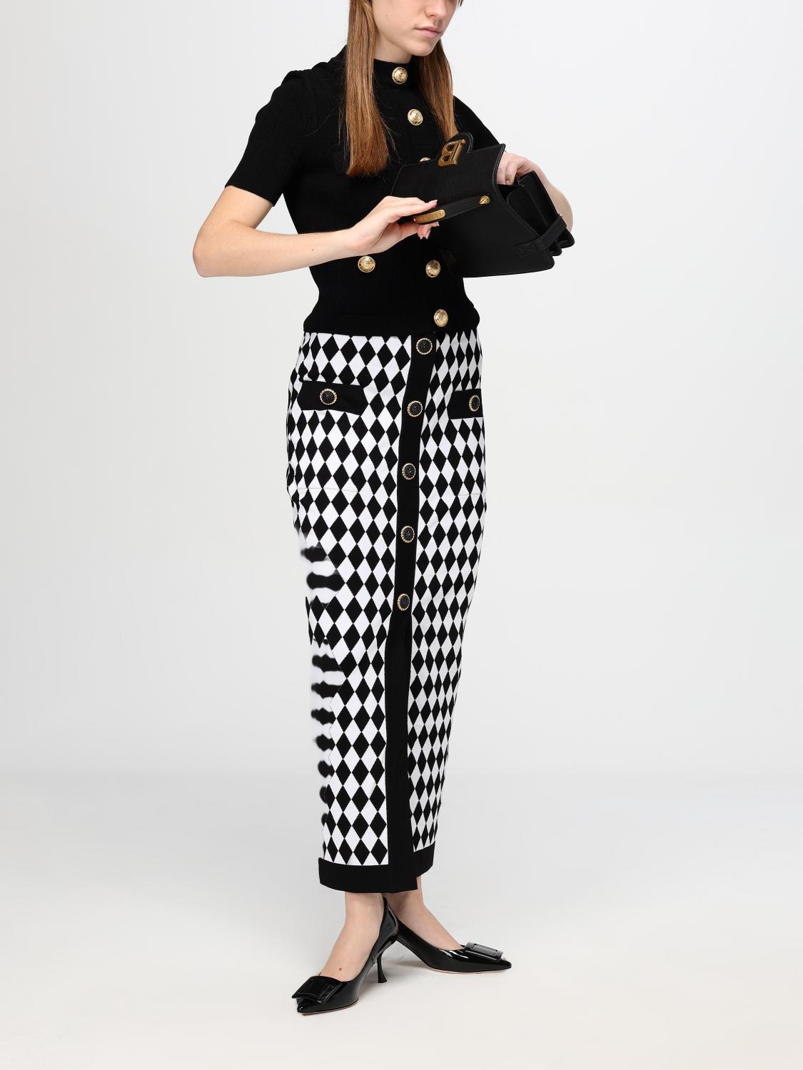Balmain Skirt Woman Black