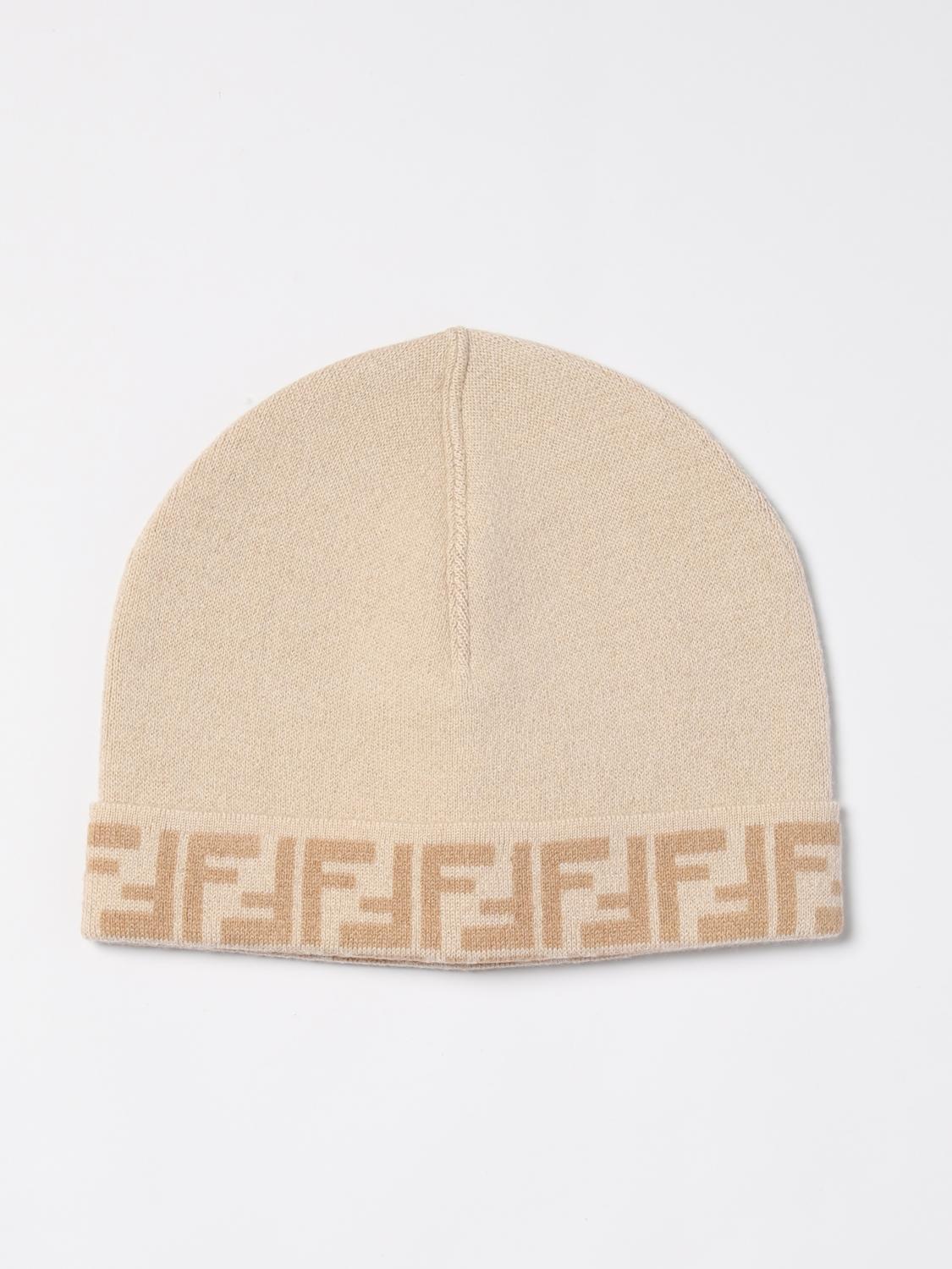 Fendi Hat Kids Beige