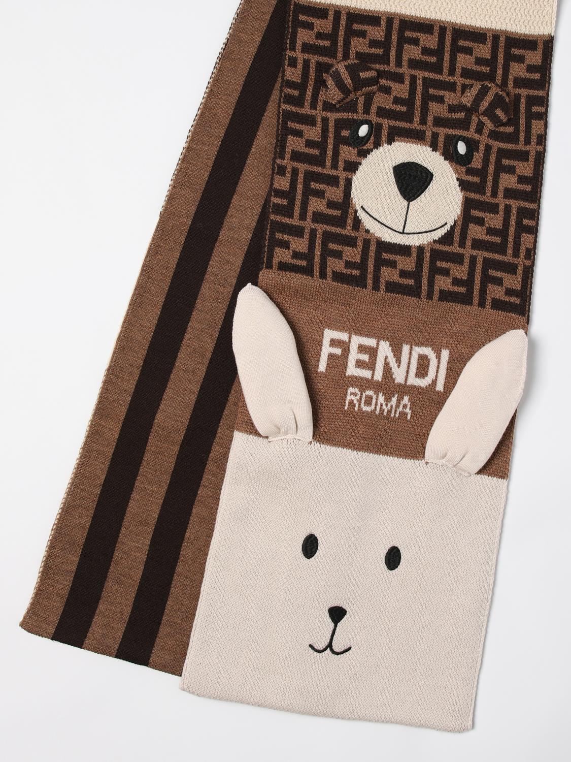 Fendi Boy's Scarf Kids Multicolor