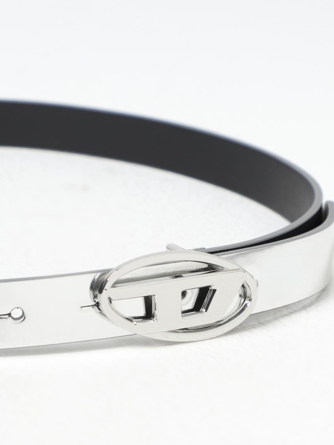 Diesel Belt Woman Silver