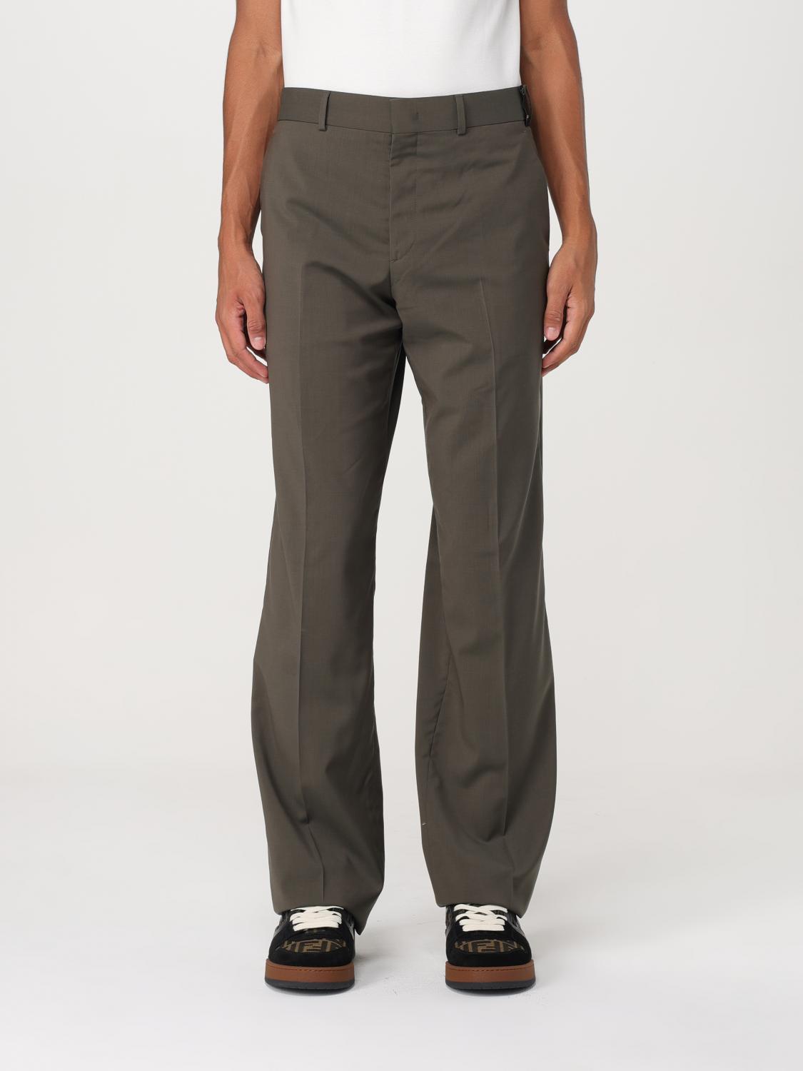 Fendi Pants Men Green