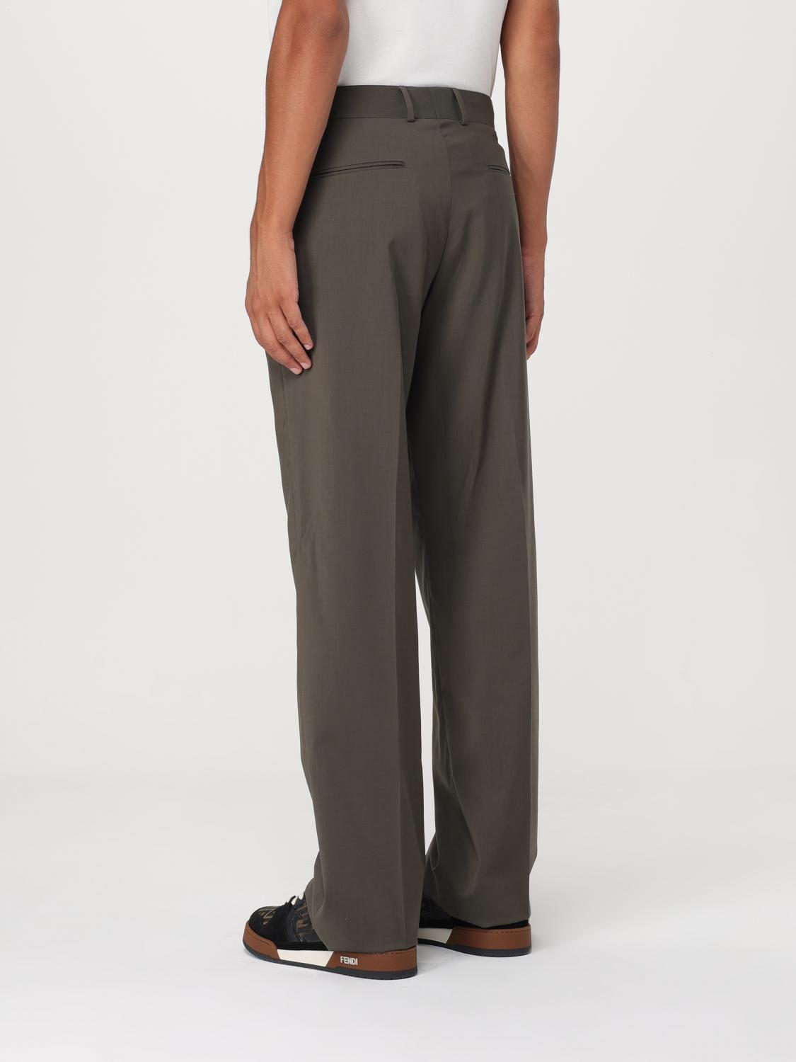 Fendi Pants Men Green