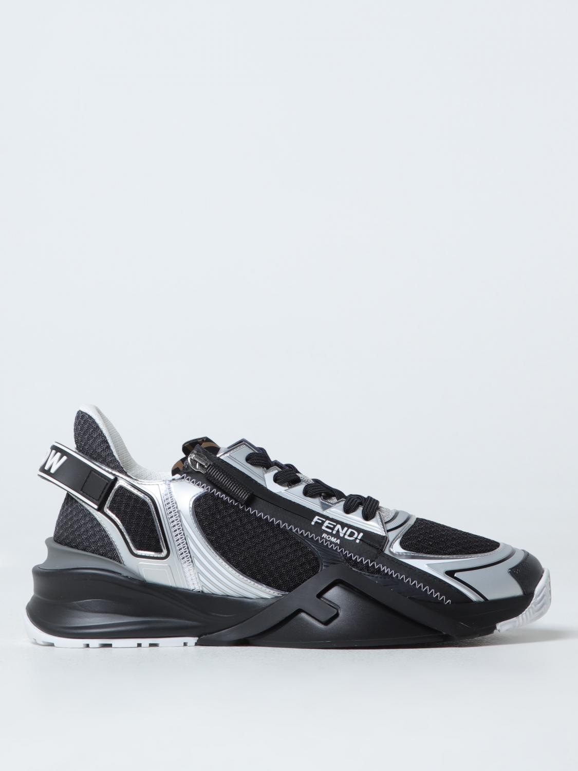 Fendi Sneakers Men Silver