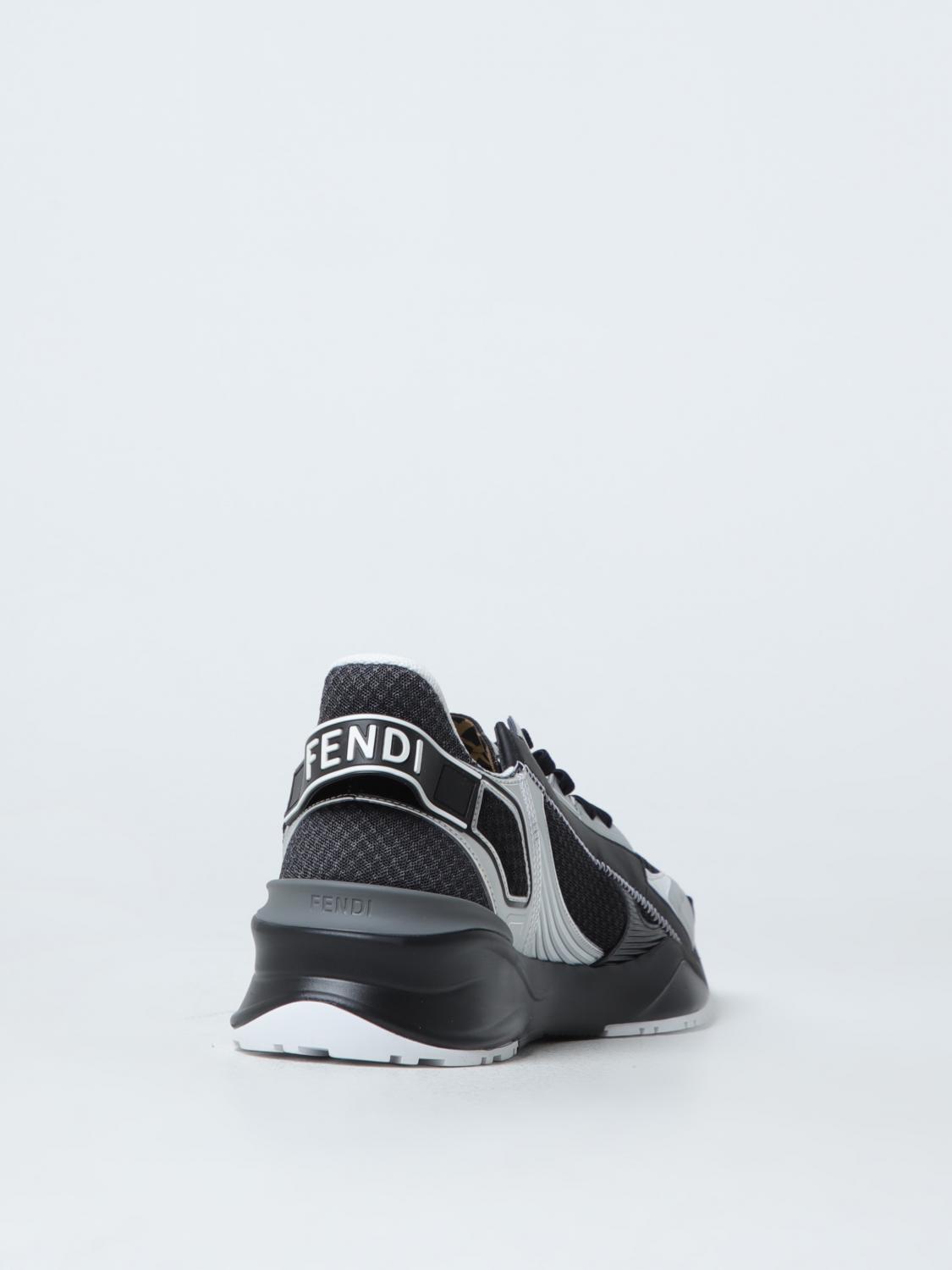 Fendi Sneakers Men Silver