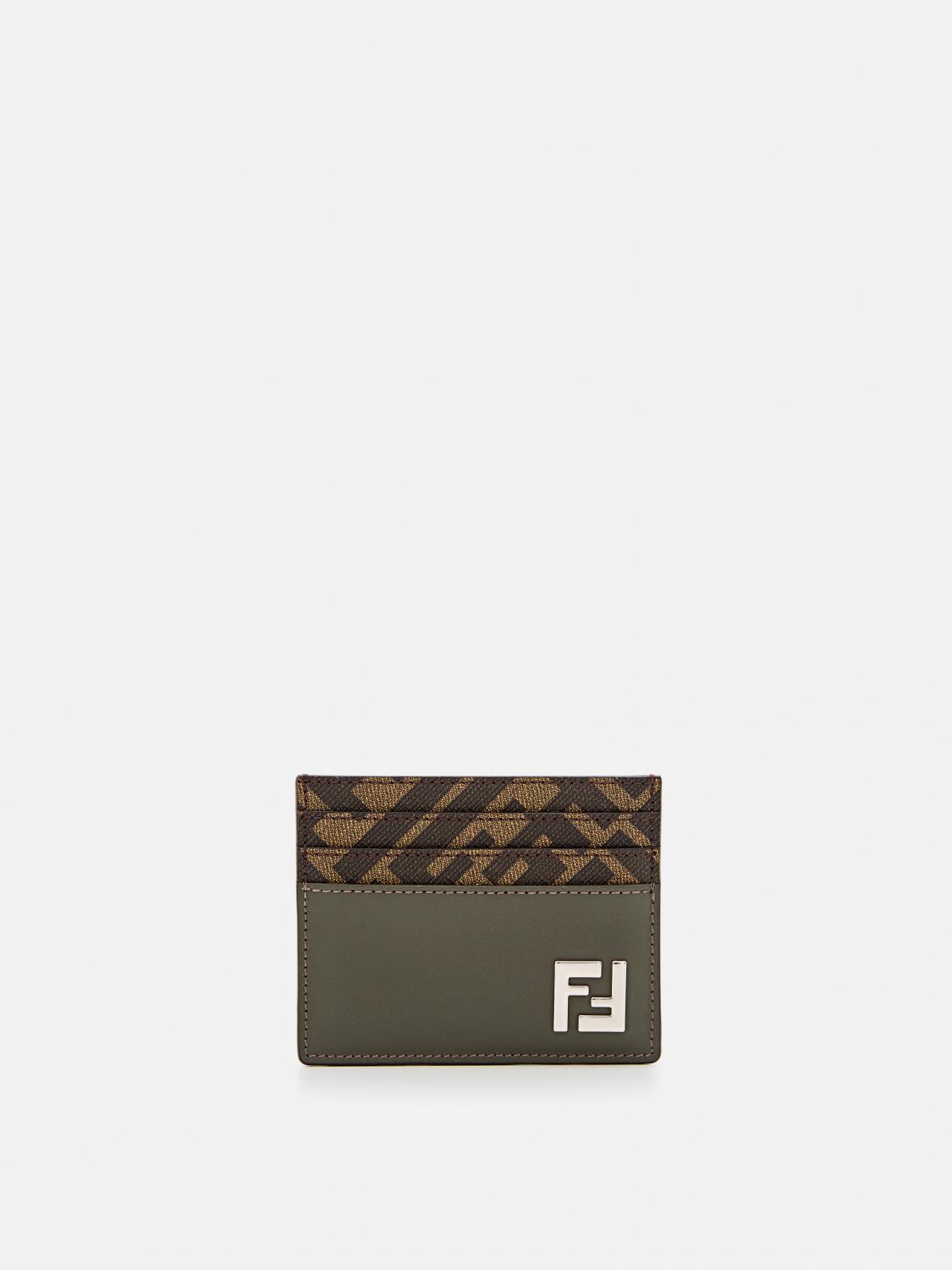 Fendi Wallet Men Green