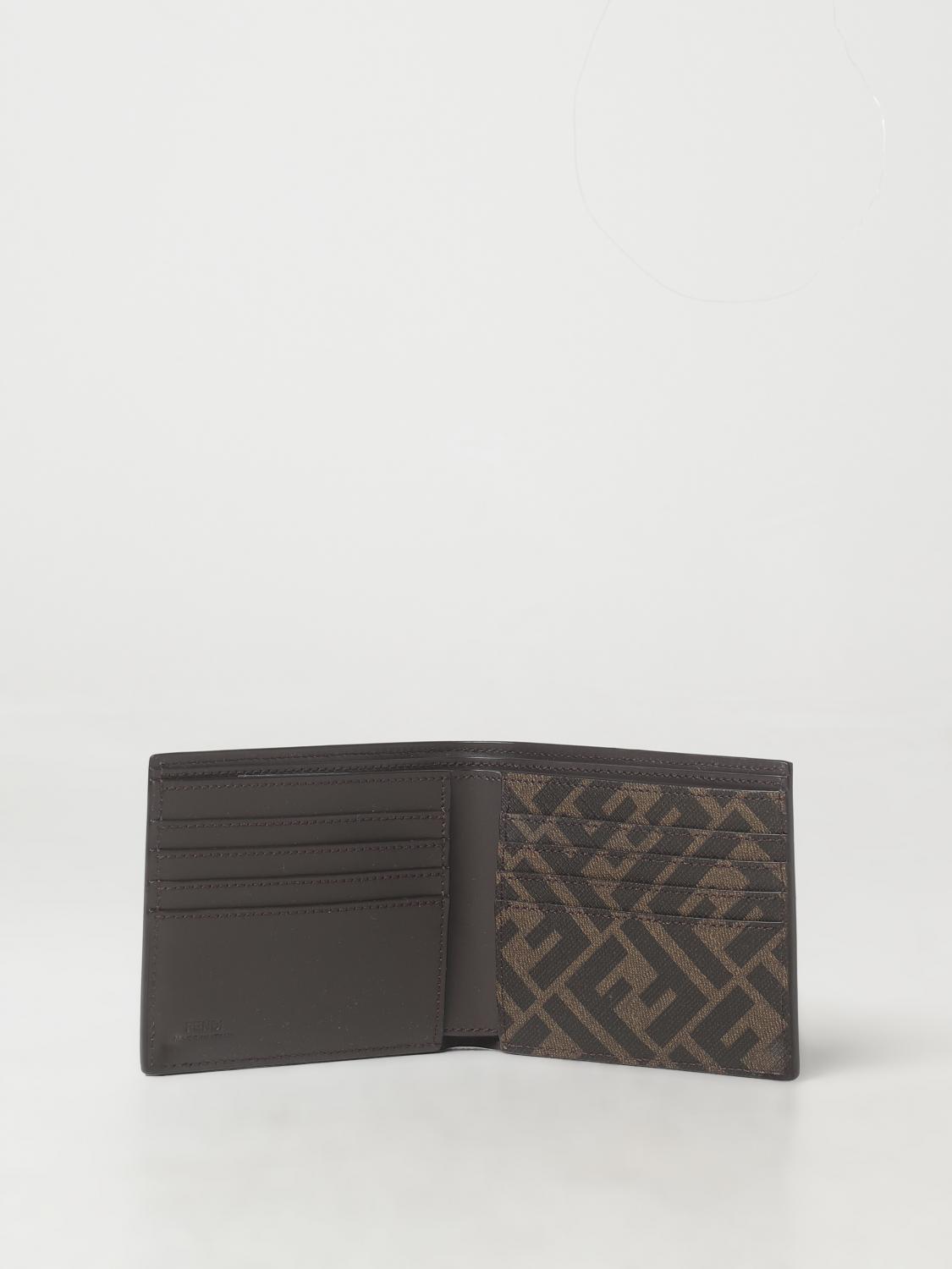Fendi Wallet Men Brown