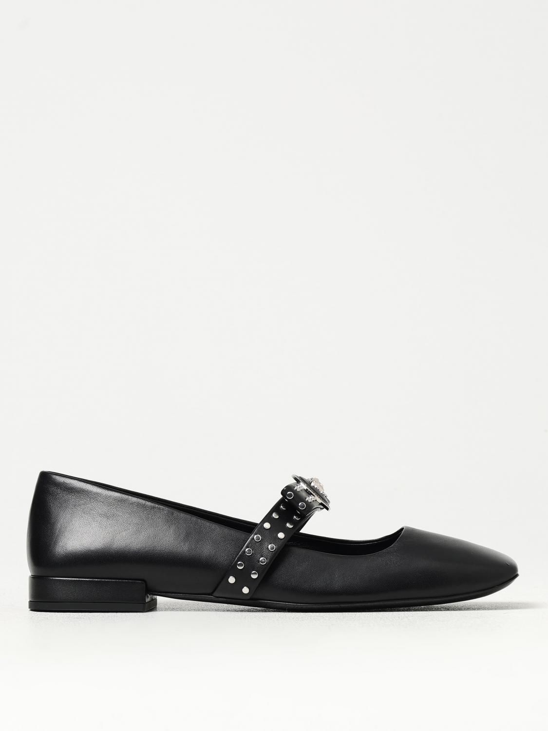 Versace Ballet Flats Woman Black