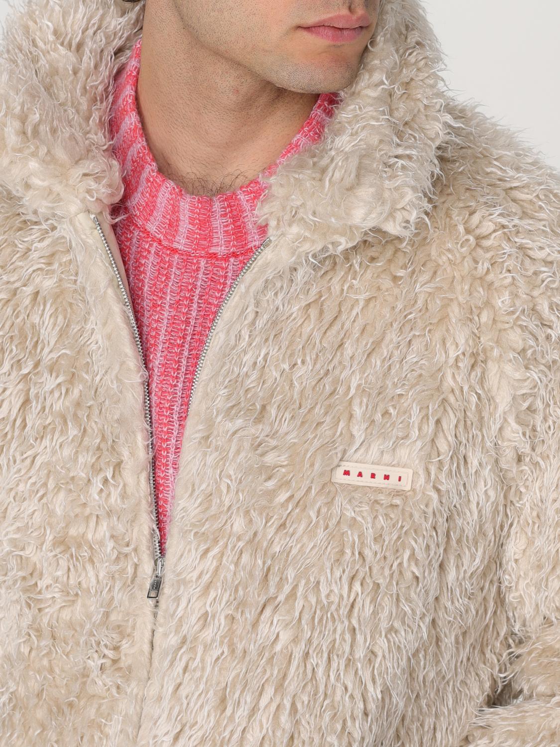 Marni Jacket Men Yellow Cream