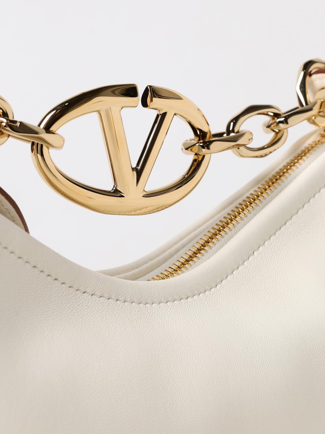Valentino Garavani Shoulder Bag Woman Yellow Cream