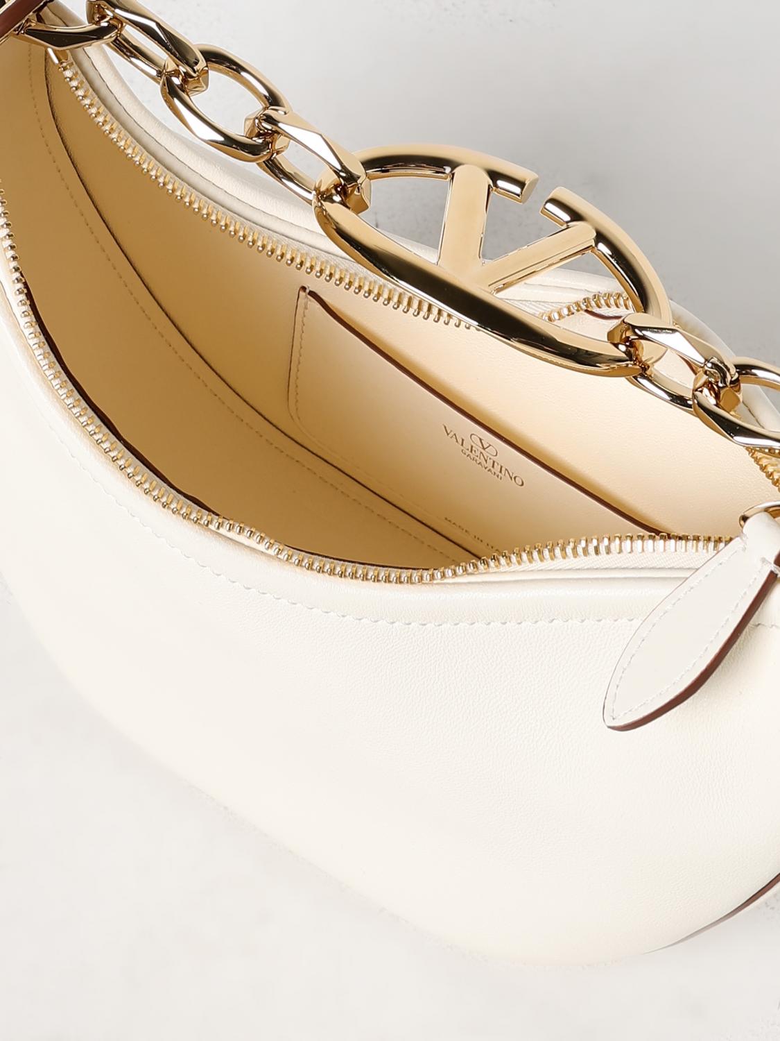 Valentino Garavani Shoulder Bag Woman Yellow Cream