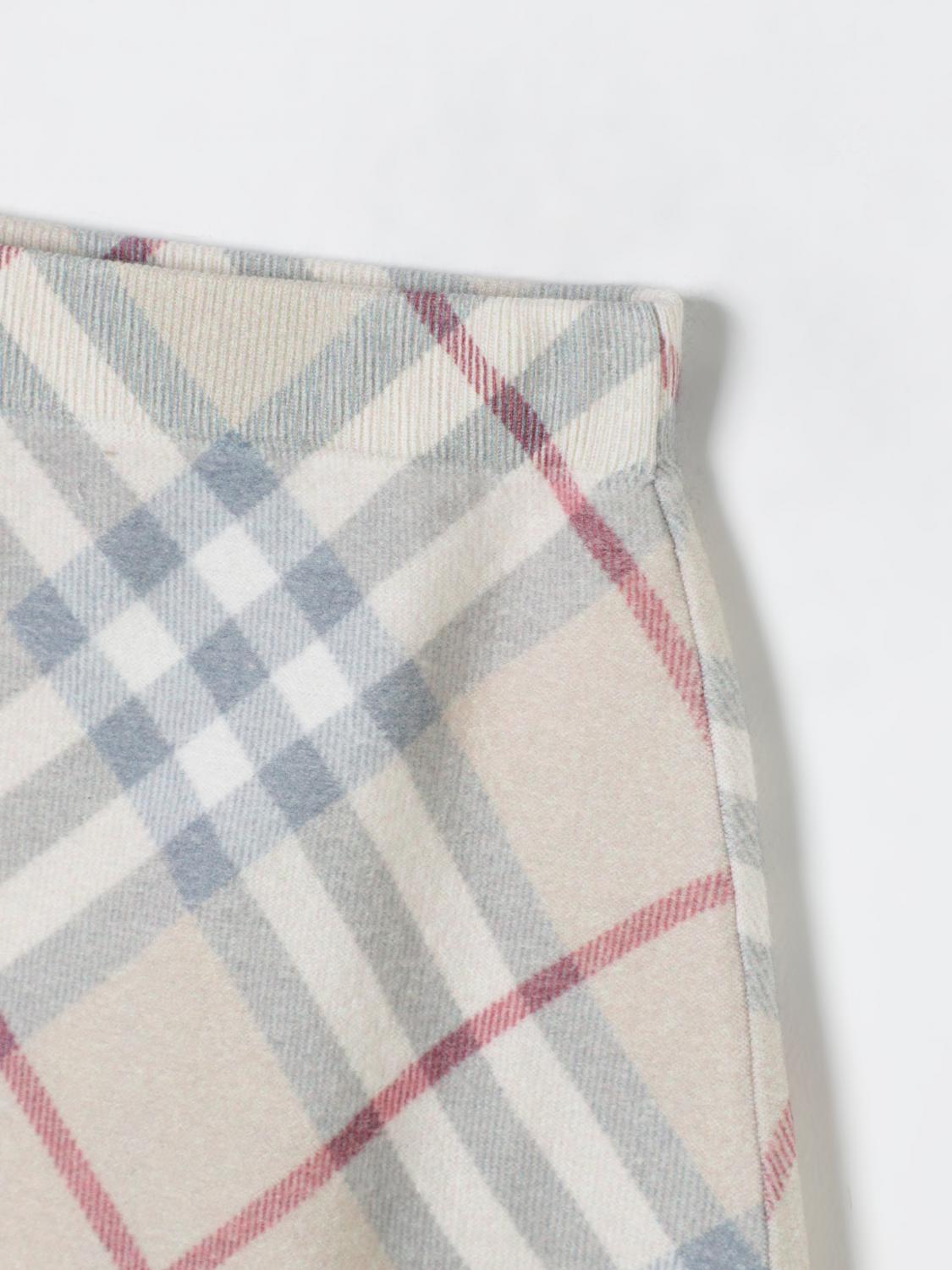 Burberry Skirt Kids Dove Grey