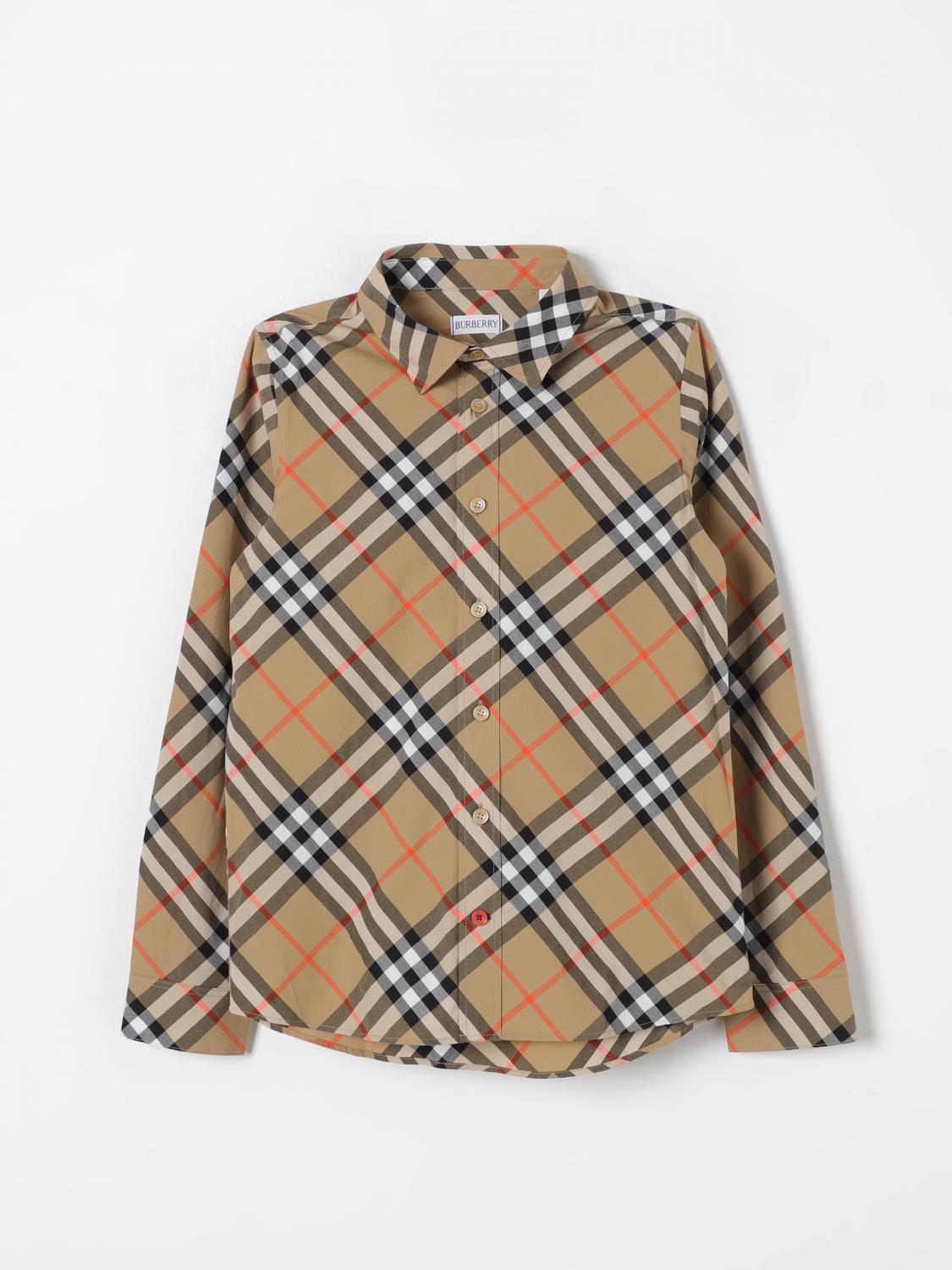 Burberry Shirt Kids Beige