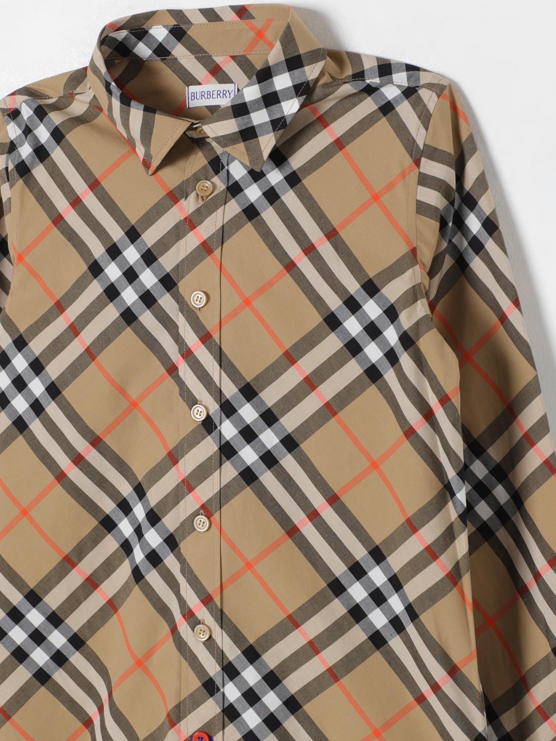 Burberry Shirt Kids Beige