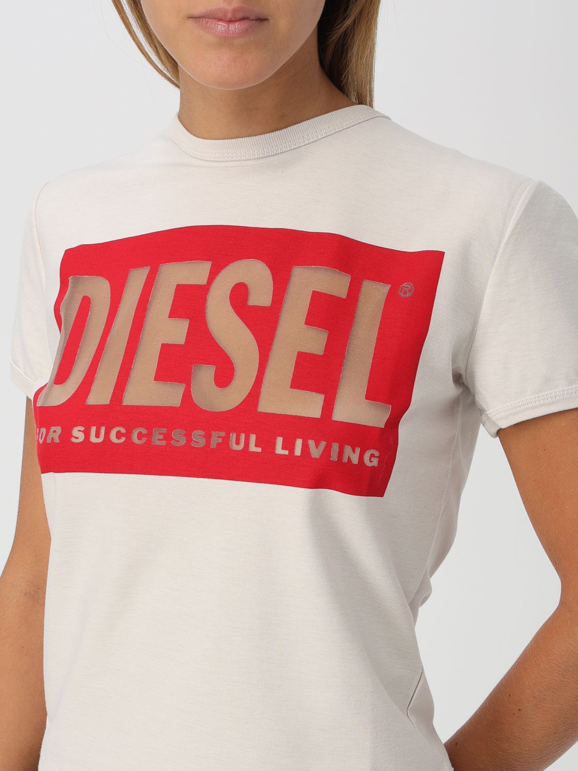 Diesel T Shirt Woman White 1