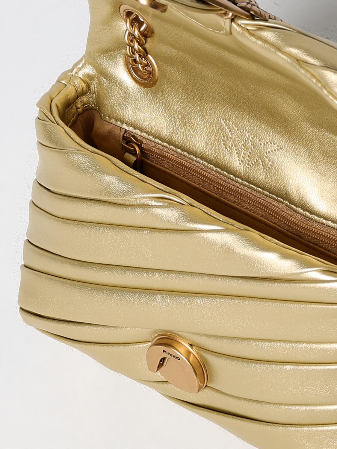 Pinko Mini Bag Woman Gold