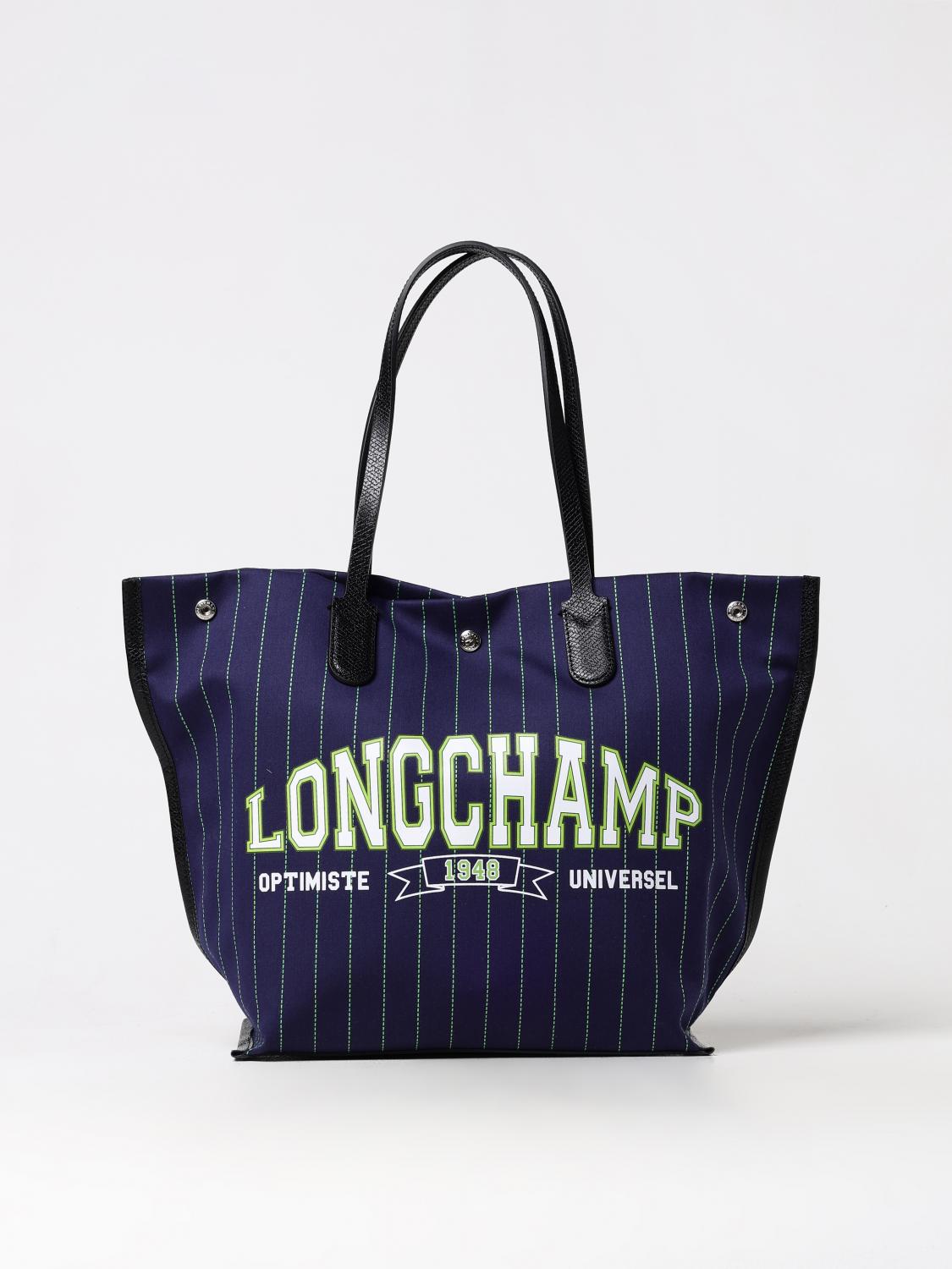 Longchamp Tote Bags Woman Blue