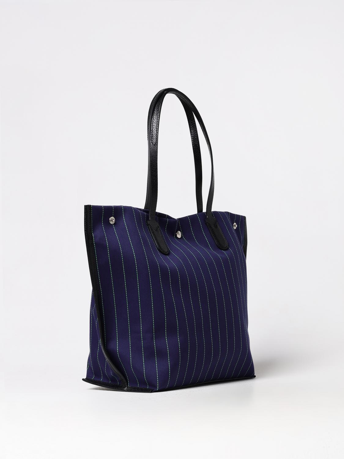 Longchamp Tote Bags Woman Blue