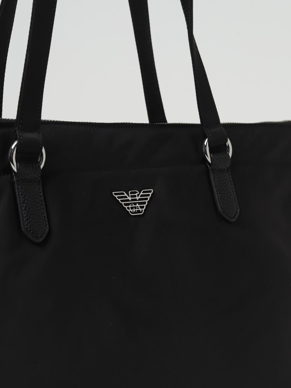Emporio Armani Tote Bags Woman Black