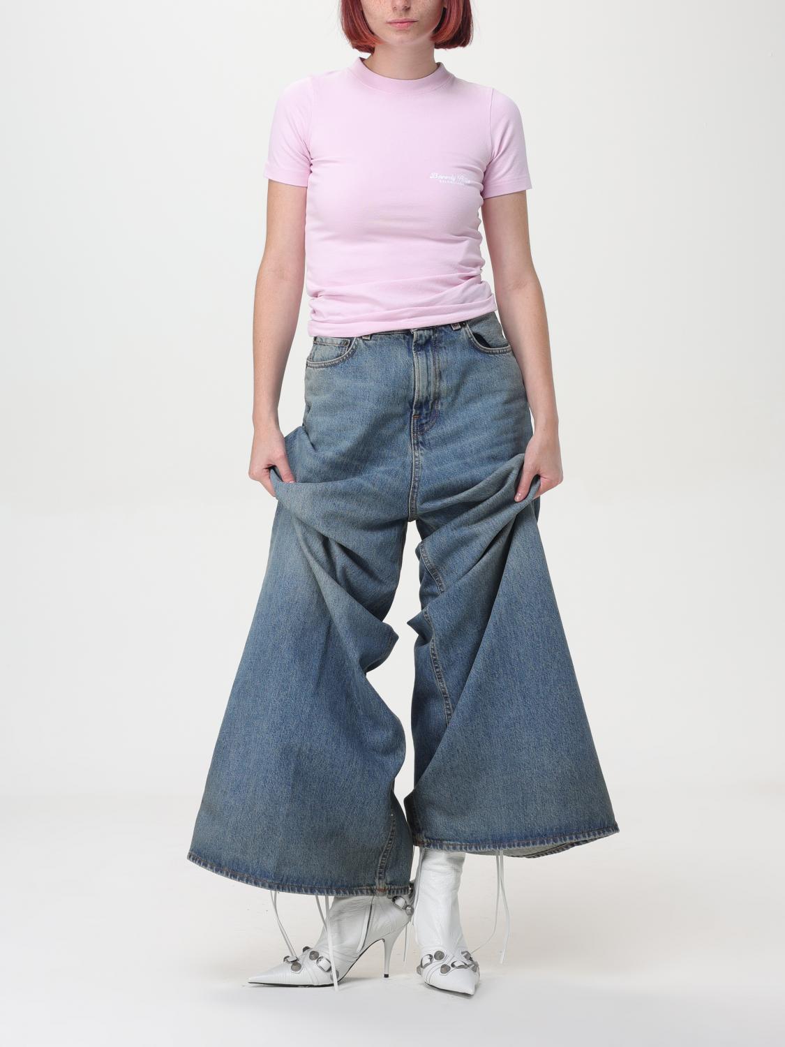 Balenciaga T Shirt Woman Pink
