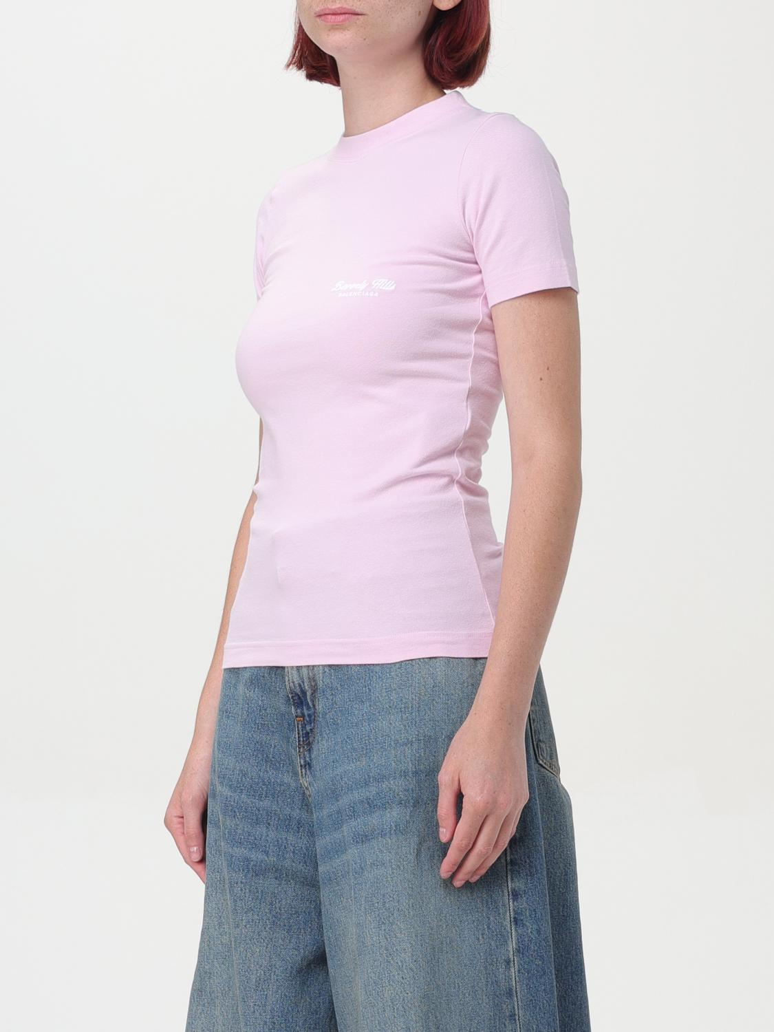 Balenciaga T Shirt Woman Pink