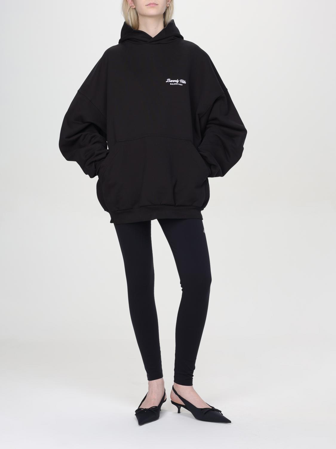 Balenciaga Sweatshirt Woman Black