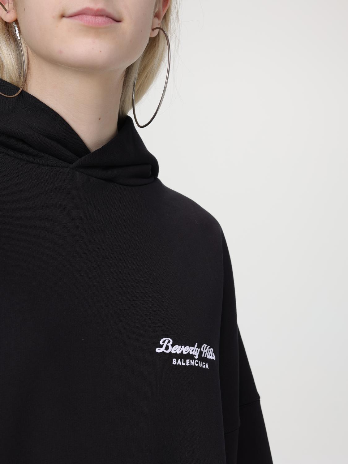 Balenciaga Sweatshirt Woman Black