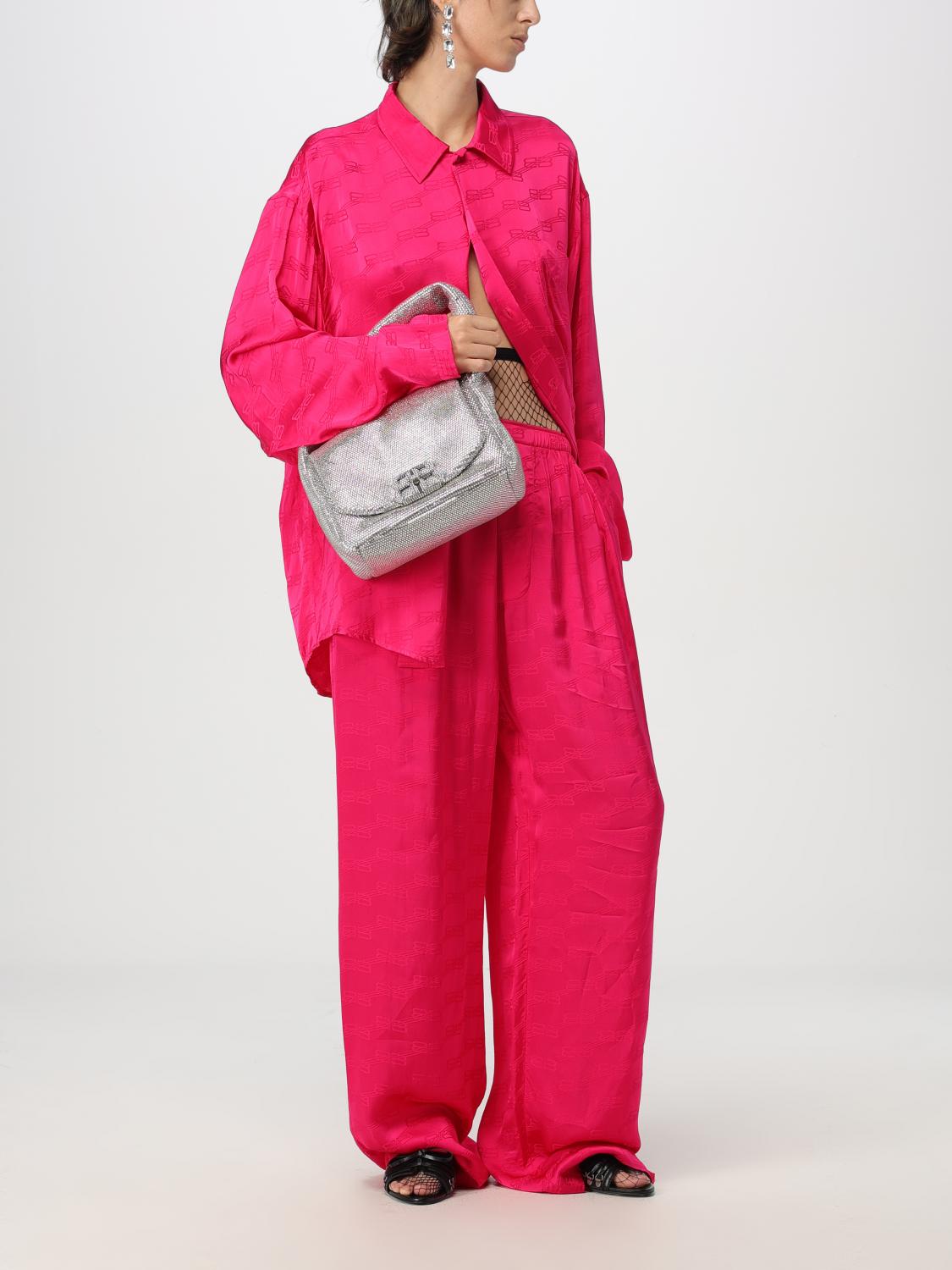 Balenciaga Pants Woman Fuchsia