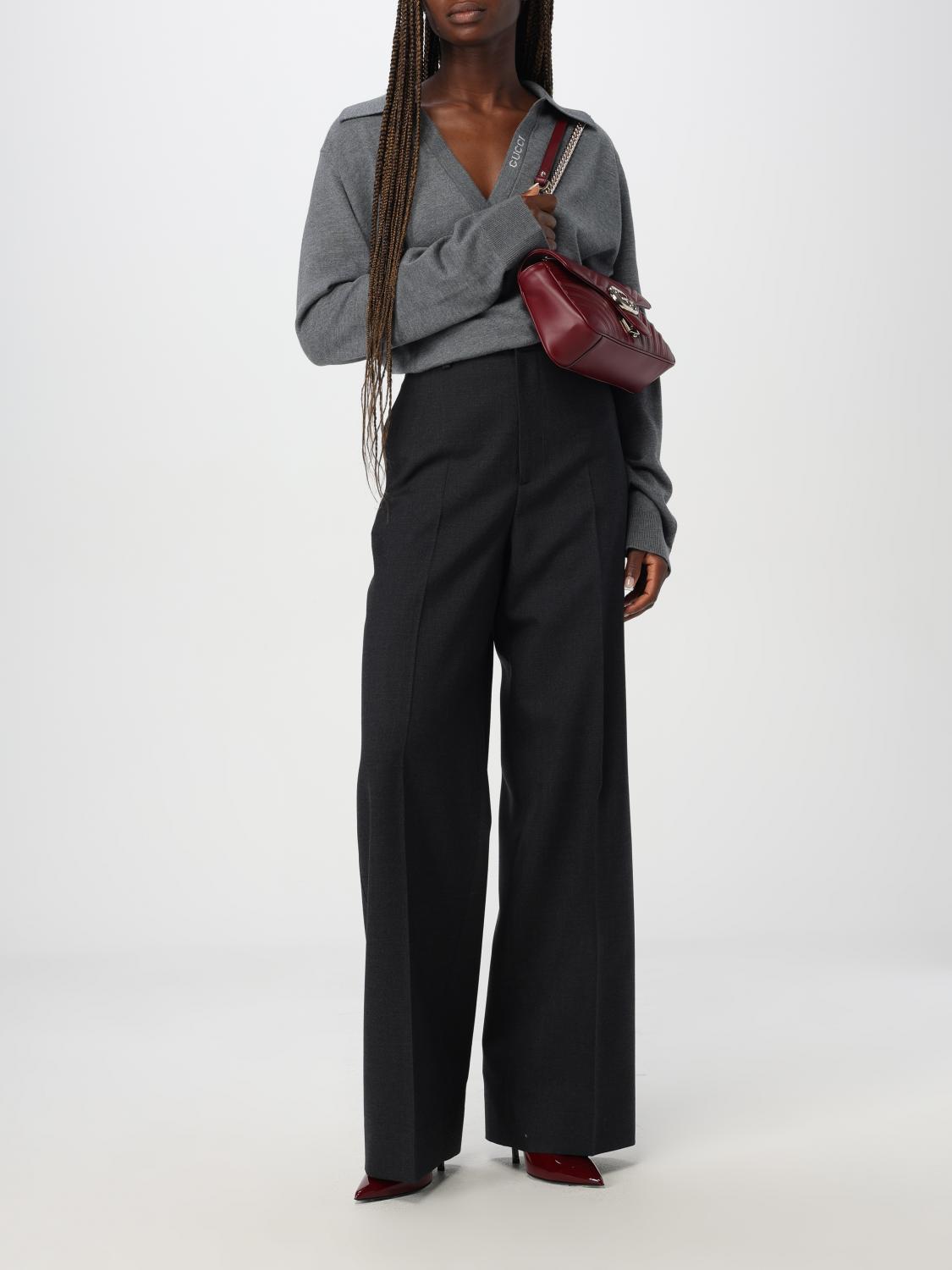 Gucci Pants Woman Grey