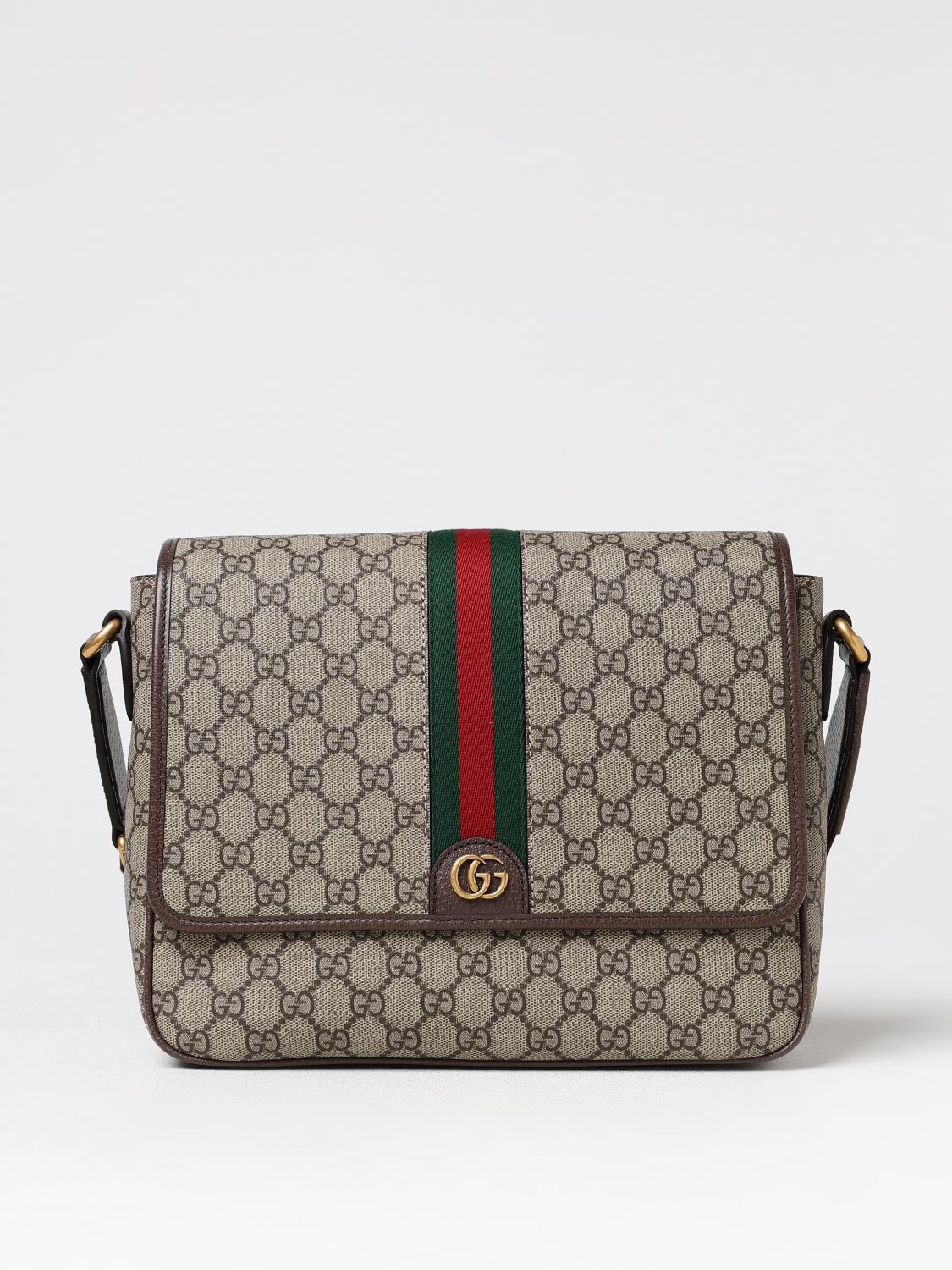 Gucci Shoulder Bag Men Beige
