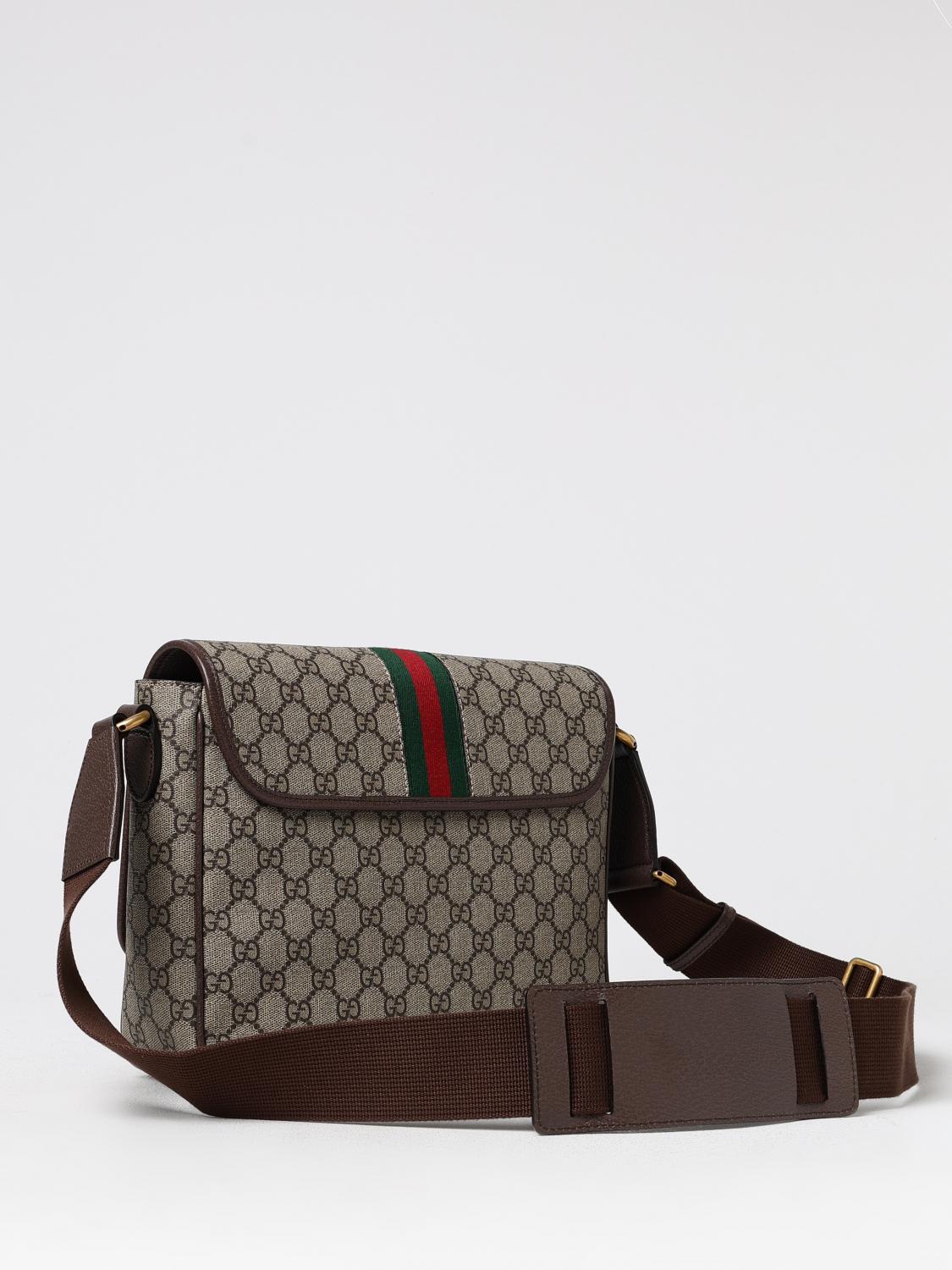 Gucci Shoulder Bag Men Beige