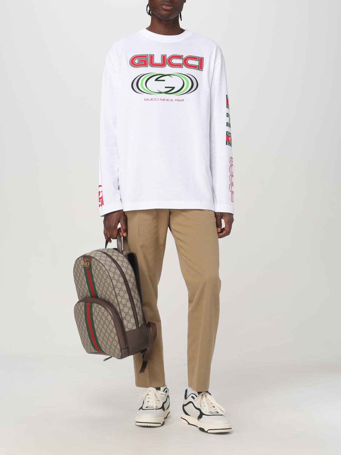 Gucci Backpack Men Beige