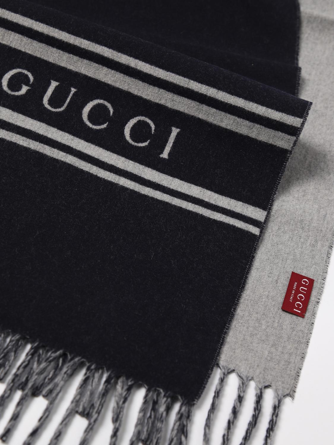 Gucci Scarf Men Blue