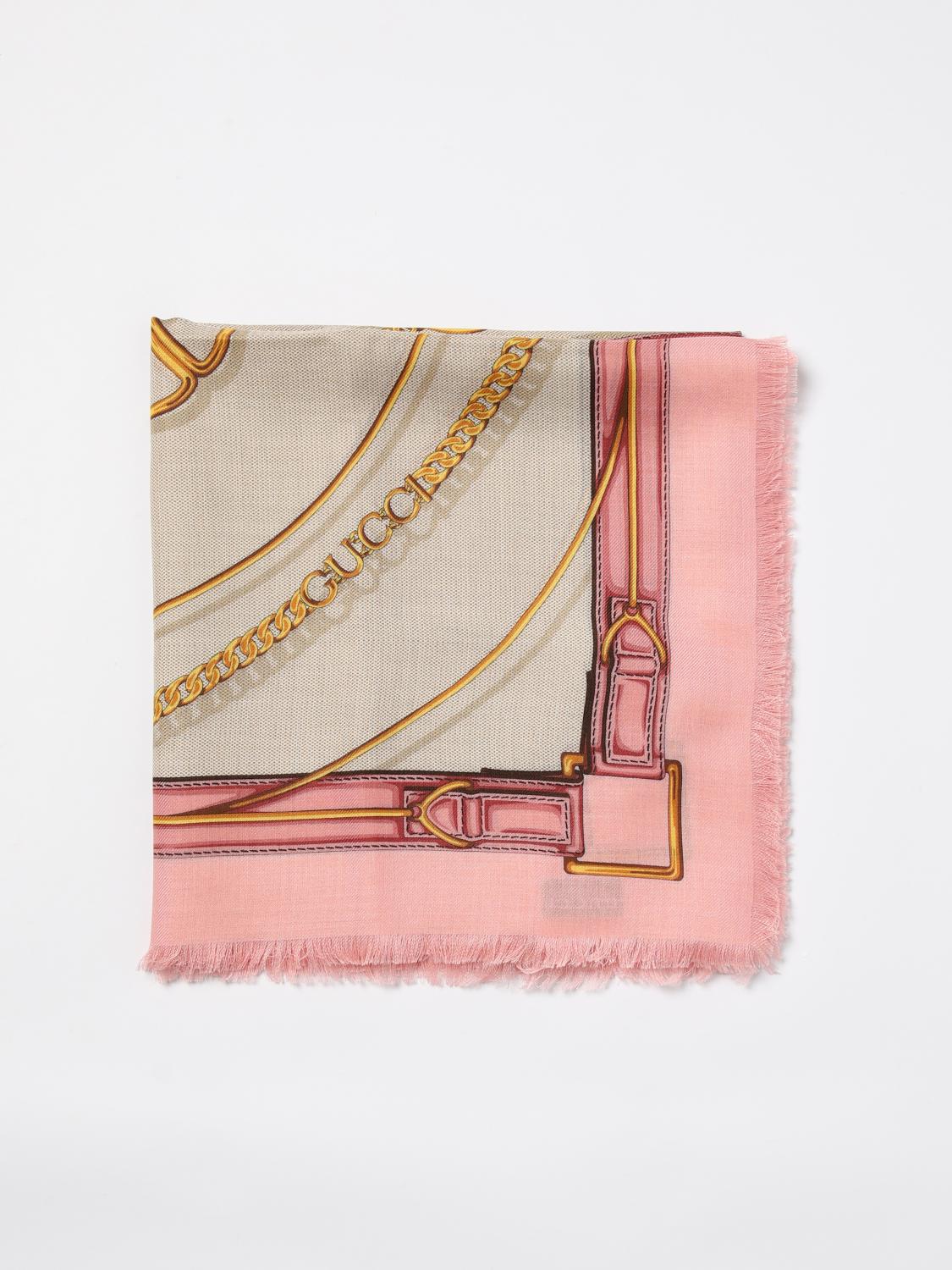 Gucci Scarf Men Pink
