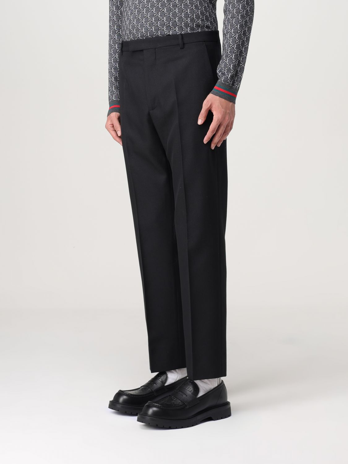 Gucci Pants Men Black