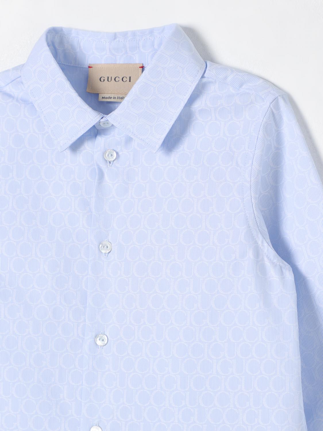 Gucci Shirt Kids Gnawed Blue