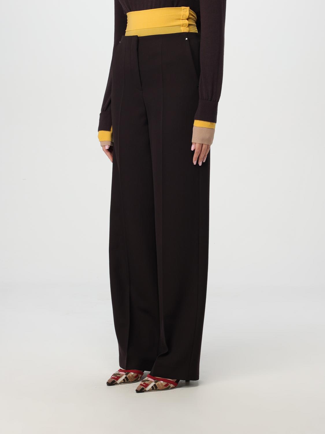 Fendi Pants Woman Brown