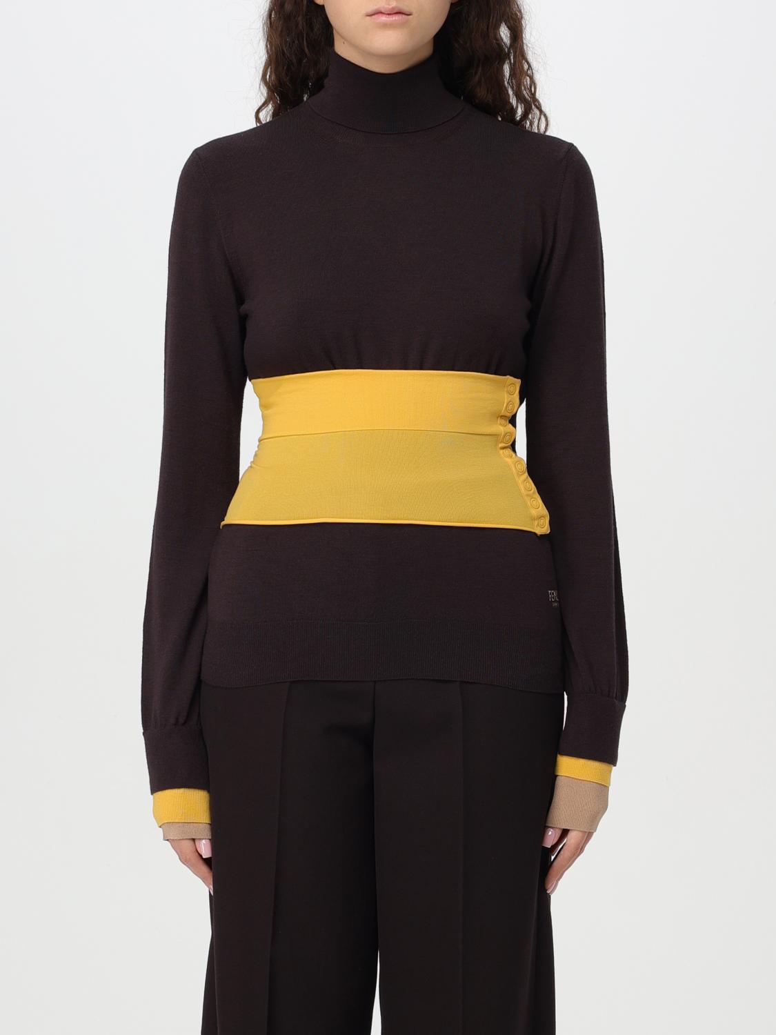 Fendi Sweater Woman Wine
