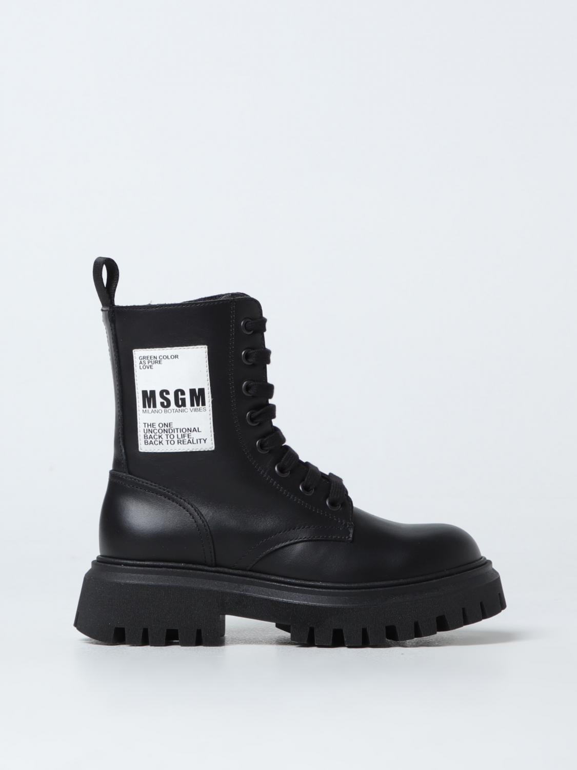 Msgm Kids Shoes Kids Black