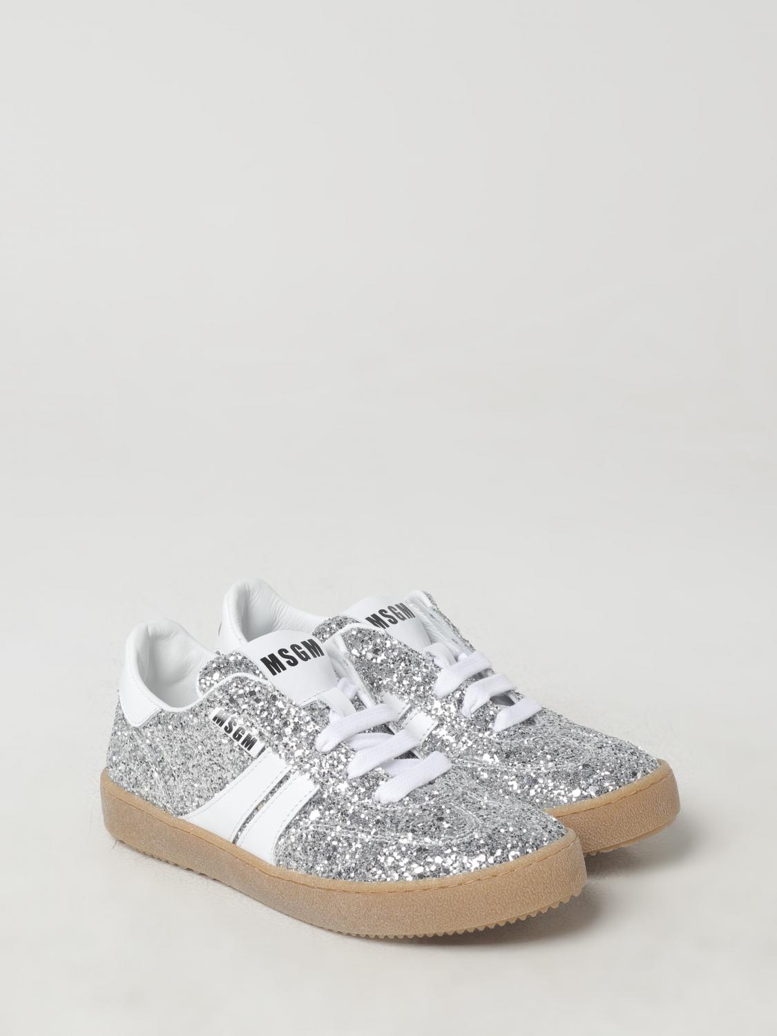 Msgm Kids Sneakers Kids Silver