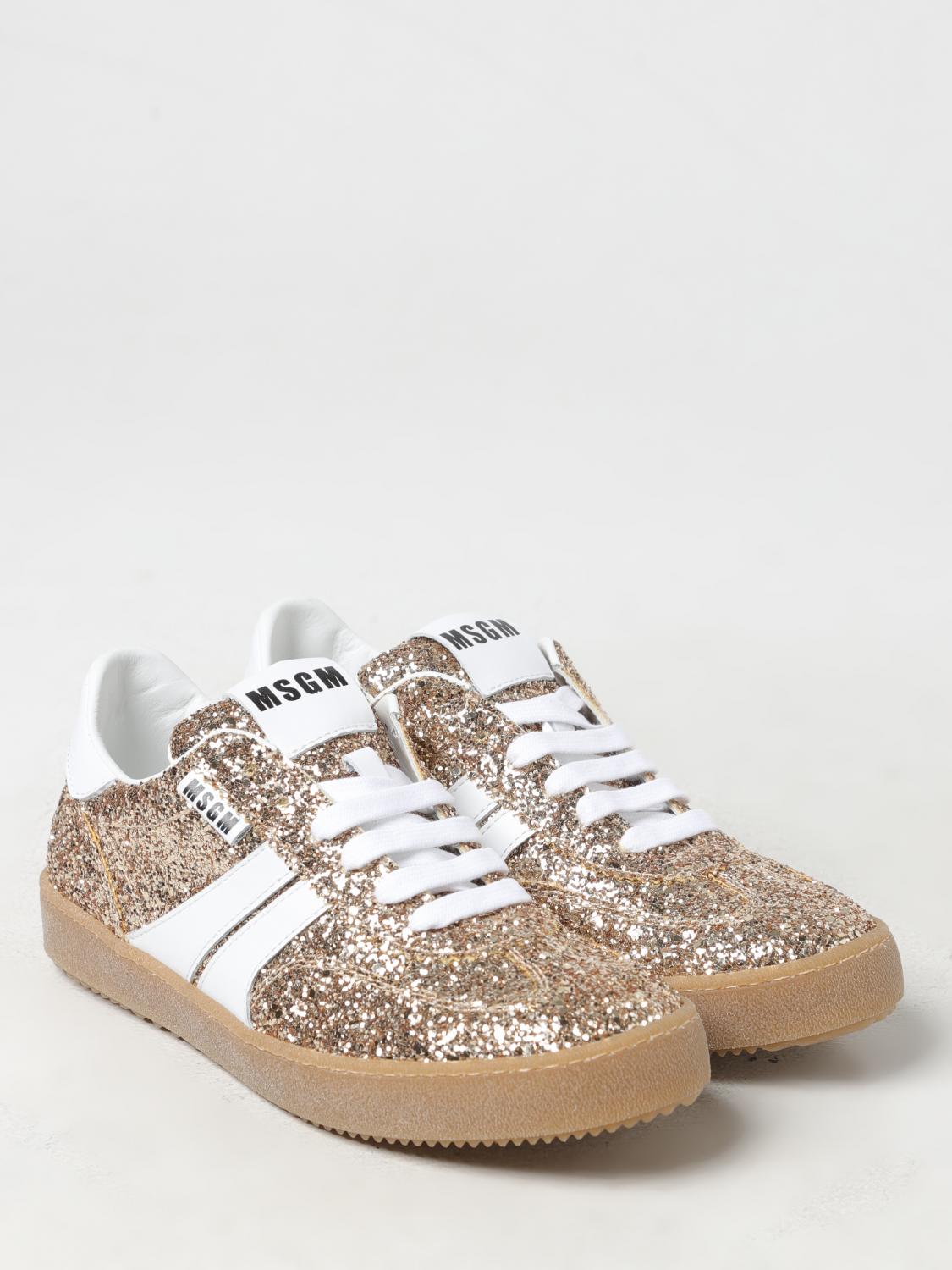 Msgm Kids Sneakers Kids Gold