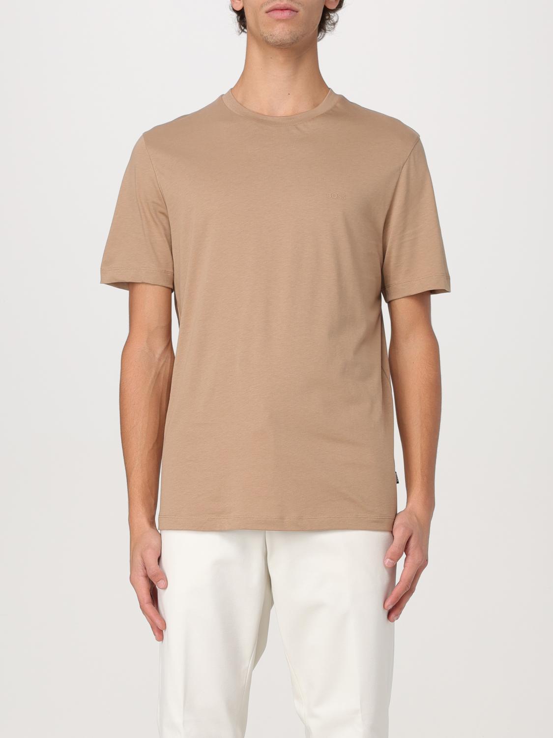 Boss T Shirt Men Beige